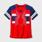 Marvel Boys' Spider-man Team Jersey Activewear T-shirt - Red