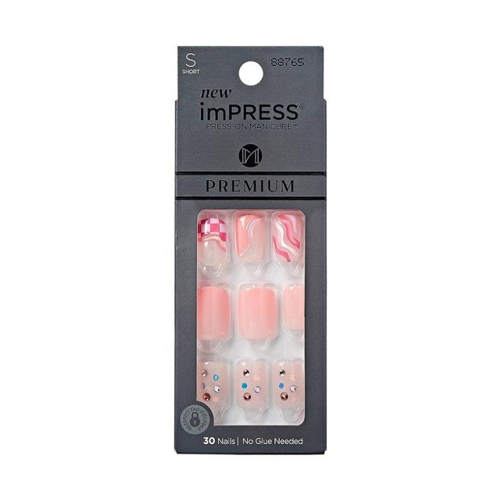 Kiss Products Premium Short Square Press-on Fake Nails - Magic