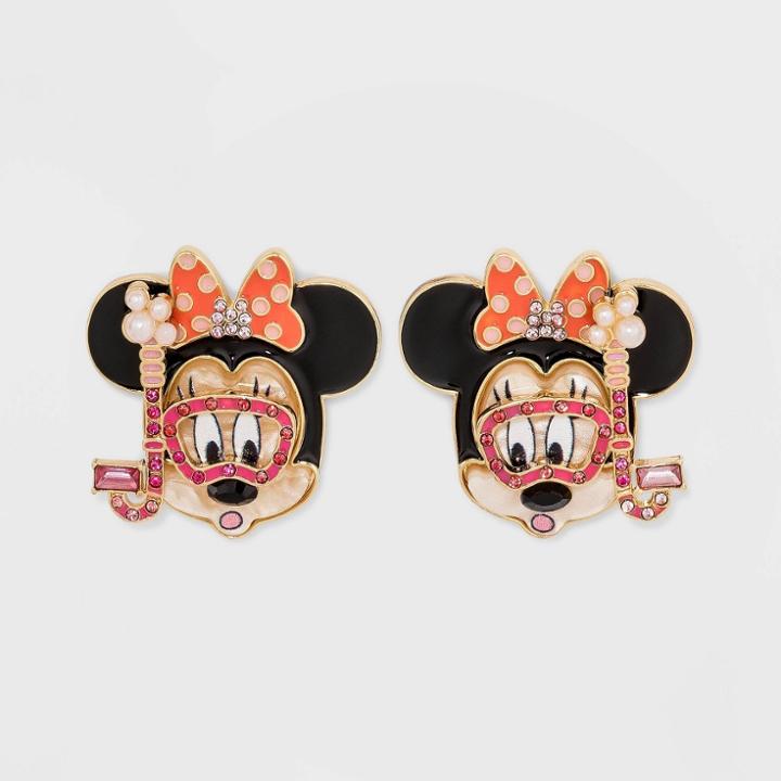Sugarfix By Baublebar Disney Mickey Mouse Scuba Diver Statement Earrings - Pink