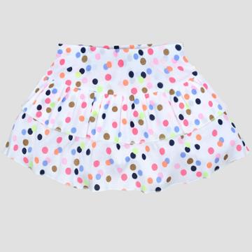 Gerber Graduates Baby Girls' Polka Dot Skort - White 18m,
