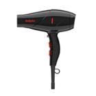 Babyliss Luxe Black With Red Trim Full Size Hair Dryer - 1875 Watts, Adult Unisex