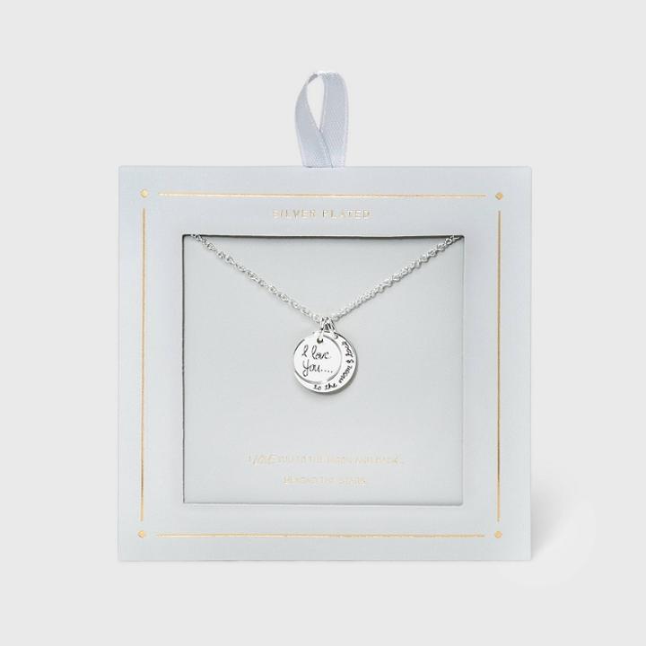 No Brand To The Moon And Back Charm Necklace Set
