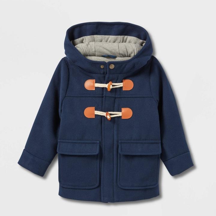 Toddler Long Sleeve Jacket - Cat & Jack Navy Blue