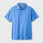 Boys' Heather Stripe Golf Polo Shirt - C9 Champion Blue