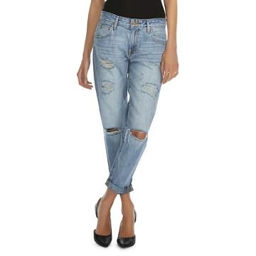 Mossimo Boyfriend Crop Jean (destroyed)