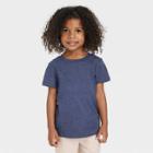 Toddler Boys' Short Sleeve Jersey T-shirt - Cat & Jack Navy Blue