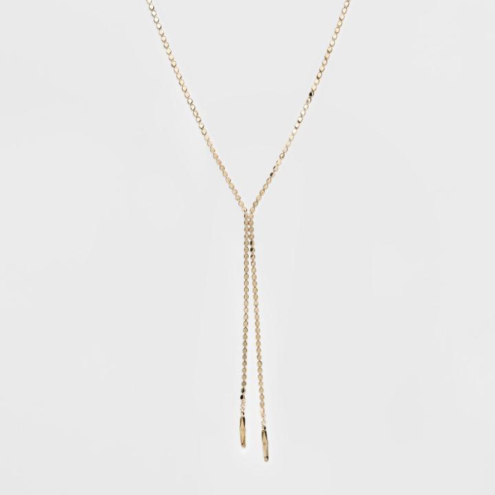 Target Long Y Necklace - A New Day Gold