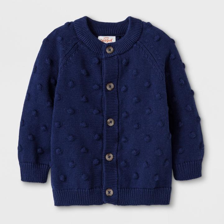 Baby Boys' Button-up Cardigan Sweater - Cat & Jack Blue Newborn, Boy's