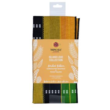 Tropic Isle Living Island Love Collection Limited Edition Handcrafted Headwrap & Pocket Square - Jah Love, Kids Unisex,