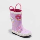 Toddler Girls' Nichelle Rain Boots - Cat & Jack Purple