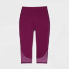 Women's Plus Size Contour Curvy High-rise Capri Leggings 21 - All In Motion Purple