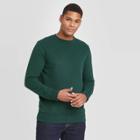Men's Regular Fit Fleece Pullover Sweatshirt - Goodfellow & Co Dark Green