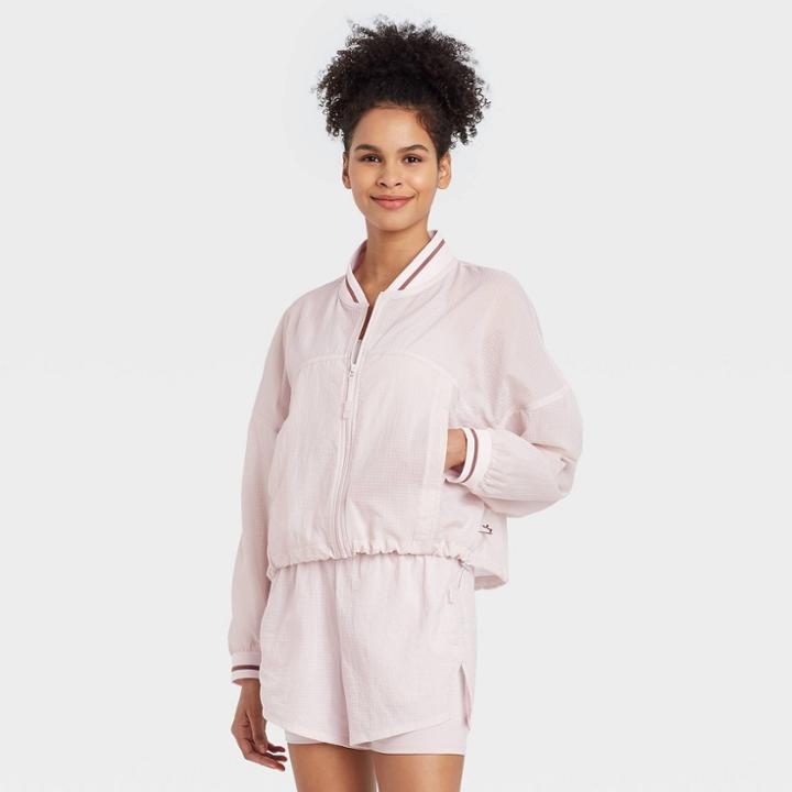 Women's Boxy Bomber Jacket - Joylab Lilac