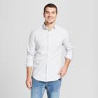 Men's Plaid Slim Fit Ultimate Long Sleeve Button-down Dress Shirt - Goodfellow & Co Gray