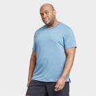 Men's Short Sleeve Performance T-shirt - All In Motion Blue Gray