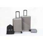 Skyline Hardside 4pc Luggage Set - Brushed Nickel