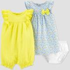 Baby Girls' Romper & Dress Set - Just One You Made By Carter's Yellow Newborn, Girl's