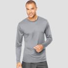 Hanes Men's Long Sleeve Cooldri Performance T-shirt -graphite