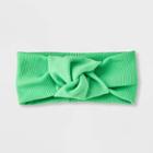 Ribbed Top Knot Headwrap - Universal Thread Green
