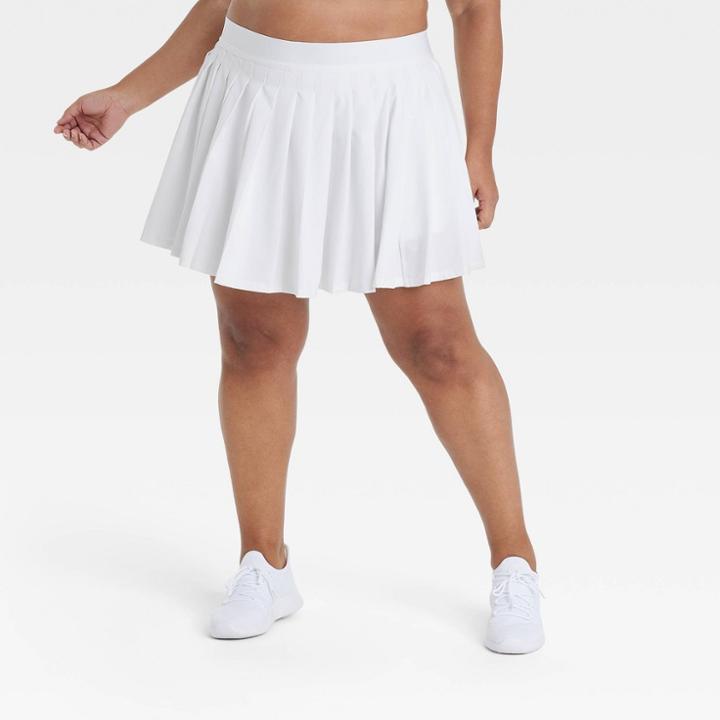Women's Pleated Flex Skort - All In Motion White