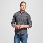 Men's Standard Fit Northrop Long Sleeve Button-down Shirt - Goodfellow & Co Stargaze Navy