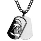 Men's Star Wars Darth Vader Stainless Steel Double Stainless Steel Dog Tag (22), Size: