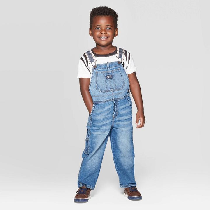 Oshkosh B'gosh Toddler Boys' Long Overall - Blue Denim