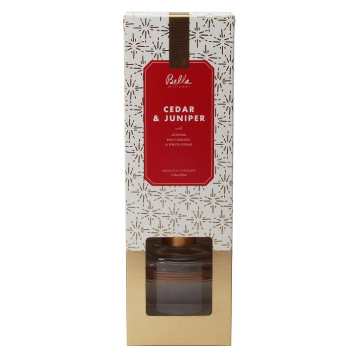 5.1oz Oil Diffuser Cream Cedar & Juniper - Bella By Illume, Red