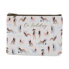Ruby+cash Faux Leather Makeup Bag & Organizer - On Holiday Beach Icons