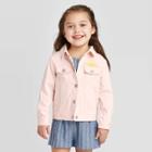 Toddler Girls' Sun Denim Jacket - Art Class Pink 12m, Toddler Girl's