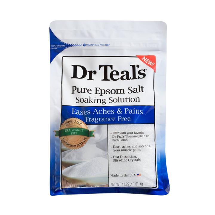 Dr Teal's Pure Epsom Bath Salt Soaking Solution