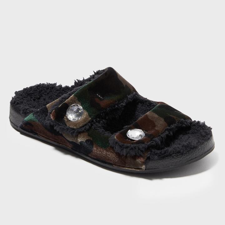 Women's Dearfoams Slide Slippers - Green
