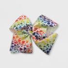 Nickelodeon Girls' Jojo Siwa Rainbow Heart Bow Hair Clip,