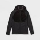 Boys' Sherpa Full Zip Hoodie - All In Motion Black