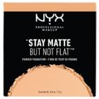 Nyx Professional Makeup Stay Matte But Not Flat Powder Foundation - Soft Beige