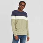 Men's Colorblock Athletic Fit Long Sleeve Lyndale T-shirt - Goodfellow & Co Green