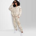 Women's Oversized Sweatshirt - Wild Fable Natural Tie-dye