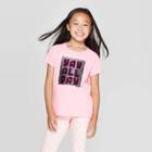 Petitegirls' Short Sleeve Flip Sequin Yay All Day T-shirt - Cat & Jack Pink