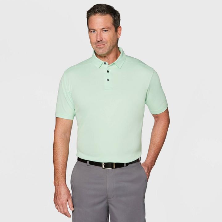 Jack Nicklaus Men's Oxford Polo Shirt - Green Ash