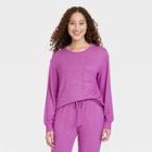 Women's Perfectly Cozy Sweatshirt - Stars Above Purple