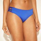 Women's Cross Strap Hipster Bikini Bottom - Shade & Shore Bright Blue