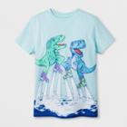 Boys' Dino Graphic Short Sleeve T-shirt - Cat & Jack Blue