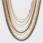 Multi-strand Layered Statement Necklace - A New Day