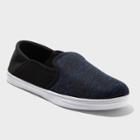 Men's Dearfoams Fold Down Closed Back Slipper - Navy (blue)