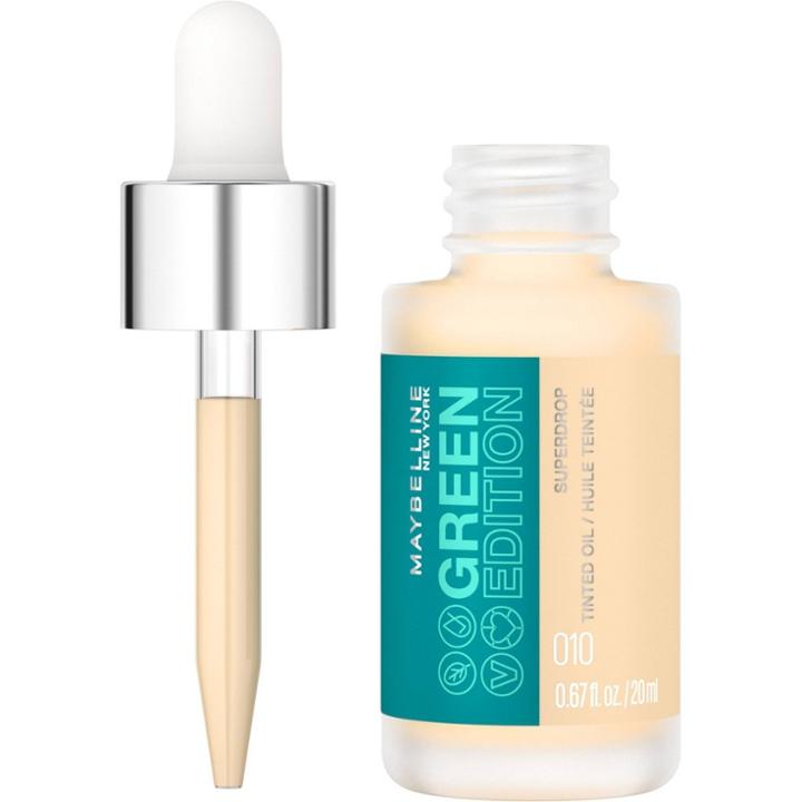 Maybelline Green Edition Superdrop Tinted Oil Makeup, Adjustable Coverage - 10