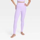 Women's Ultra High-rise Rib Leggings - All In Motion Lilac Purple
