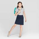 Girls' Knit Skater Uniform Skort - Cat & Jack Navy