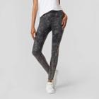 Hue Studio Women's Mid-rise Acid Wash Denim Jeggings - Gray