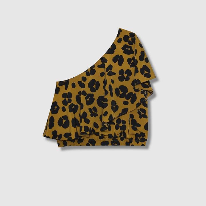Women's Plus Size Leopard Print Sleeveless Blouse - Who What Wear Brown