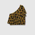 Women's Plus Size Leopard Print Sleeveless Blouse - Who What Wear Brown
